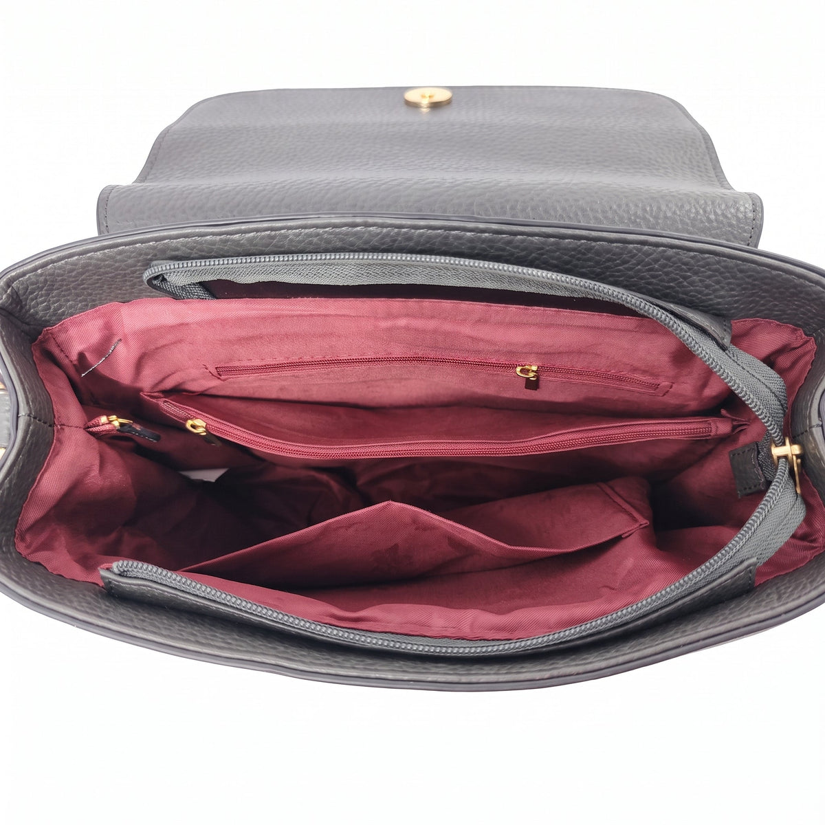 Zaino in Ecopelle Grigio - Stile Donna - Catania